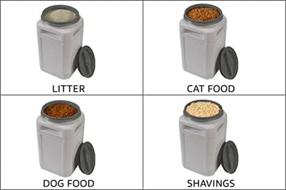 Mighty Tuff Airtight Dog Food Storage Container – 13 Gal, up to 54 lb Capacity – Cat and Dog Food Container with Twist Lid & Handles – BPA-Free, Made in USA - Image 6