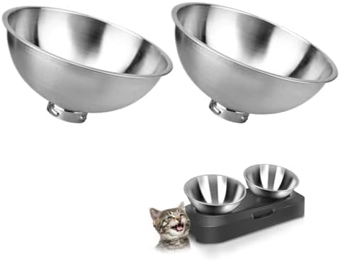 AYADA Dedicated Replacement Cat Bowl (2 Pack, Base Not Included) by Unknown
