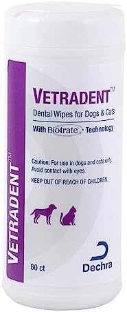 Vetradent Dental Wipes, 60 ct by VETRADENT