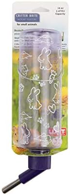 Lixit® Critter Bright Water Bottles for Hamsters, Rabbits, Chinchillas, Ferrets, Guinea Pigs and Other Small Animals - Made in USA (Blue (Pack of 1), 16 Ounce) - Image 3