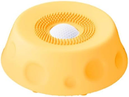 Dog Lick Bowl with Rolling Ball, 2026 Upgraded Slow Feeder Dog Bowls with Anti-Slip Base for Yogurt, Bone Broth, Water, Interactive Lick Toy for Large Medium Small Dogs (Yellow)