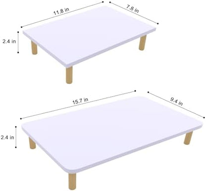 Elevated Cat Food Stand, Raised Pet Feeding Table for Cats and Dogs - Image 5