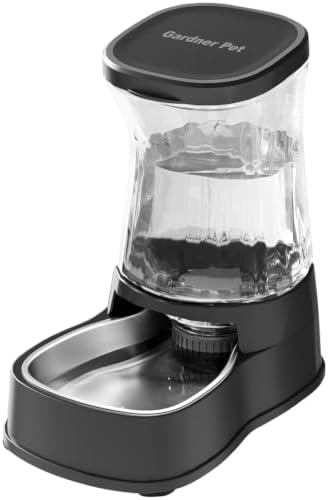 Automatic Dog Water Dispenser, Stainless Steel Bowls Feeder, 100% BPA-Free by GardnerPet