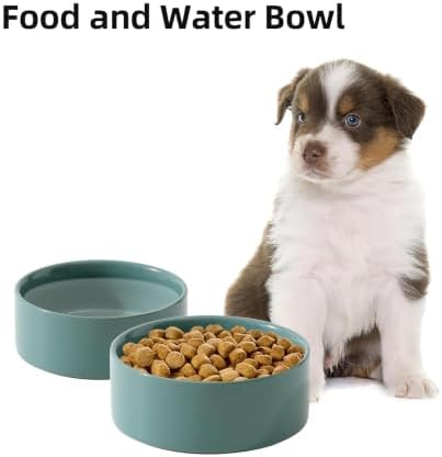 Havniva Cat Bowls Set of Two, 6.1” Ceramic Cat Food Bowls, Cat Water Bowl - Image 4
