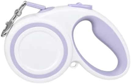 10-16FT,66LBS,Highly Reflective Retractable Dog Leash,S-Purple by Quppa