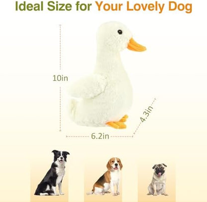 Pawaboo Squeak Plush Duck Dog Toy, Large 12'' Soft Stuffed Duck Pet Toys - Image 5