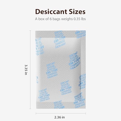 6 Packs Pet Food Desiccant Bag, Replacement Desiccant for Automatic Pet Feeder, Moisture Absorbing Pack for Cat Dry Food Storage, Helps Keep Food Fresh & Dry, Recommended Monthly Replacement - Image 2
