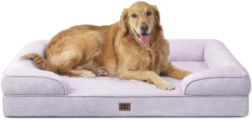 EHEYCIGA Orthopedic Extra Large Dog Bed, Waterproof Washable XL Pet Bed 44" by EHEYCIGA