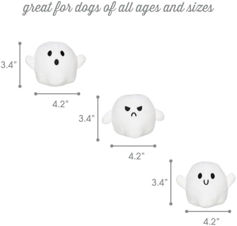 Pearhead Halloween Ghost Dog Toy Set of 3 - Image 3
