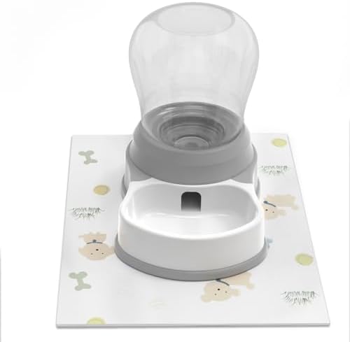 STALTWO 1 Gallon Automatic Dog Water Dispenser, Non-Slip Mat, BPA-Free by Staltwo