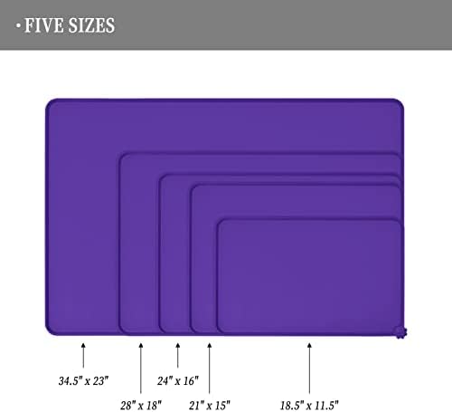 Reopet Silicone Pet Feeding Mat - Waterproof & Non-Slip Dog Cat Placemat - Image 2