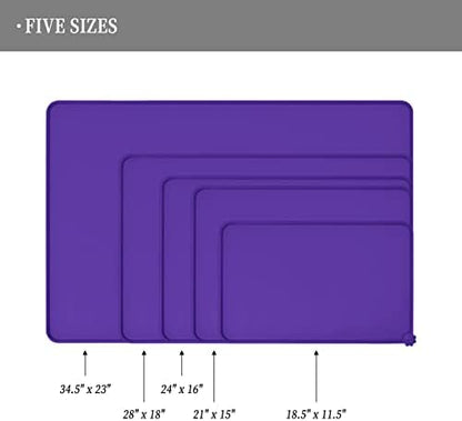 Reopet Silicone Pet Feeding Mat - Waterproof & Non-Slip Dog Cat Placemat - Image 2