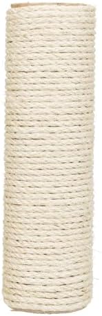 Trixie Replacement Sisal Post for Scratching Posts, Cat Trees and Cat Towers, 4.3 x 19.7-in (11 × 50 cm) by TRIXIE
