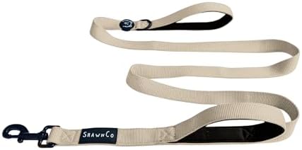 ShawnCo Dream Walk Dog Leash (Driftwood,M/L 6FT w/ 2 Handles) by SHAWNCO