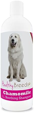 Healthy Breeds Chamomile Dog Shampoo & Conditioner with Oatmeal & Aloe for Great Pyrenees - OVER 200 BREEDS - 8 oz - Gentle for Dry Itchy Skin - Safe with Flea and Tick Topicals by HealthyBreeds