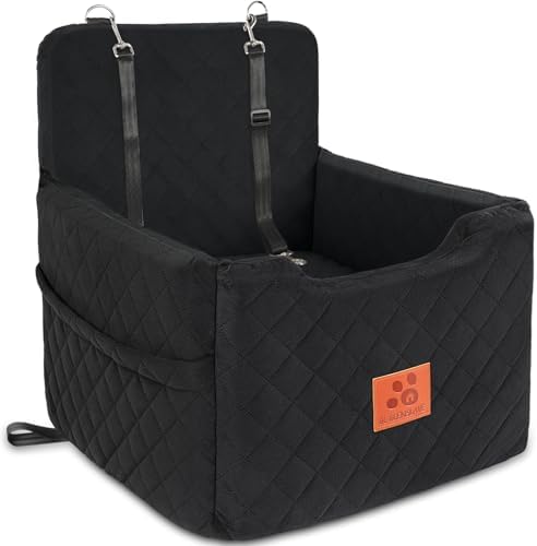 Dog Car Seat for Small/Medium Dogs Under 35 lbs, Dog Booster Seats (Balck) by GLGLENSLAVE