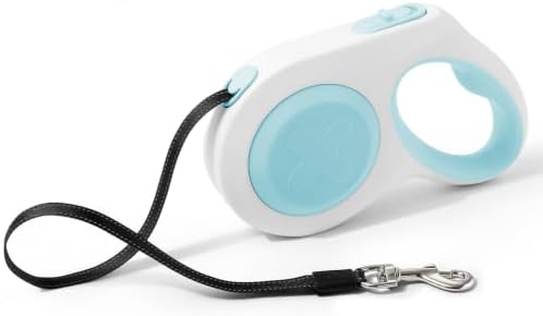 Retractable Dog Leash 9.84/16.4 ft, Tangle-Free One-Handed Brake by PAWDAY