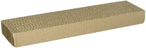 WARE Single Wide Corrugated Replacement Scratcher Pads for Cats (2-pack) - Catnip Included - Image 2