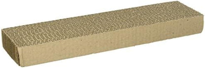WARE Single Wide Corrugated Replacement Scratcher Pads for Cats (2-pack) - Catnip Included - Image 2