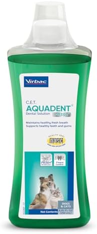 C.E.T. Aquadent Fr3sh Dental Solution for Dogs & Cats, 250 ml by Virbac