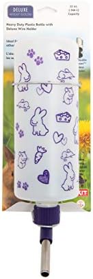 Lixit 32oz Weather Resistant Water Bottles with Heavy Duty Mount for Rabbits and Ferrets (Rabbits) by Lixit
