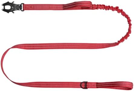 ICEFANG Tactical Dog Leash with Quick-Release Metal Clasp,Bungee-Dog Lead by ICEFANGDIRECT