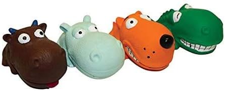 MultiPet Mini Latex Animals Dog Toy Assorted Colors Size:Pack of 6