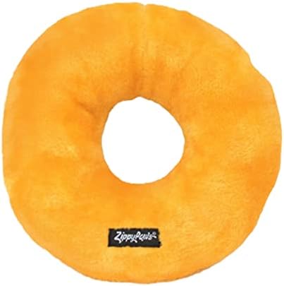 ZippyPaws Donutz Stuffed Dog Toys to Keep Them Busy - Jumbo Chocolate Donut - Image 4