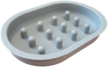Slow Feeder Bowl - Compatible with Sureflap Surefeed Feeders, BPA & Silicone, Non-Slip, Dishwasher Safe, Promotes Healthy Eating, Cat, Small & Med Breed, Gray - Image 2