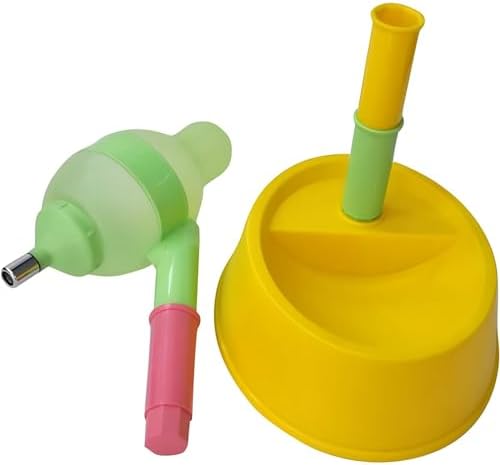 NACOCO Pet Standing Water Dispenser Cat Dog Standing Bowl with Detachable Pole Automatically Feeding Water Height Adjustable - Image 2
