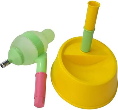 NACOCO Pet Standing Water Dispenser Cat Dog Standing Bowl with Detachable Pole Automatically Feeding Water Height Adjustable - Image 2