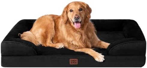 EHEYCIGA Orthopedic Dog Beds Large Sized Dog, Waterproof Washable Pet Bed by EHEYCIGA
