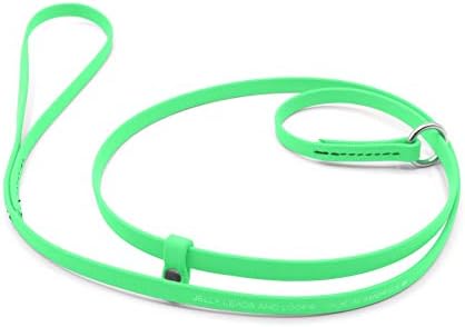 Jelly Pet Grooming Lead for Dogs | Great for Kennels, Veterinarians and Dog Grooming Salons | Biothane Leash - Easy to Clean, Waterproof & Durable Noose Loop | Made in USA | 3/8'' x 4' by GroomersPro