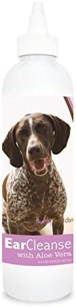 Healthy Breeds German Shorthaired Pointer Ear Cleanse with Aloe Vera Sweet Pea and Vanilla 8 oz by HealthyBreeds