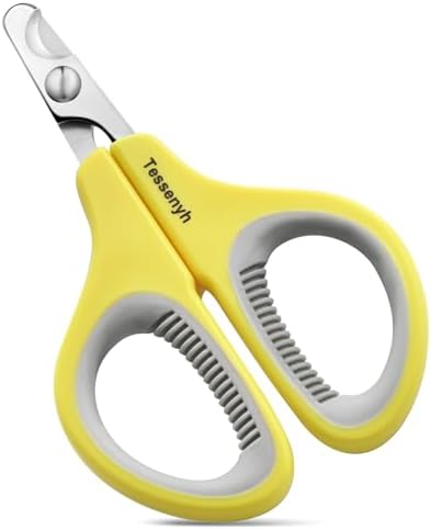 Professional Cat Nail Clipper, Stainless Steel Cat Nail Trimmer for Small Animals, with Sharp Blade and Anti-Slip Handles for Safe and Effective Grooming by Unknown