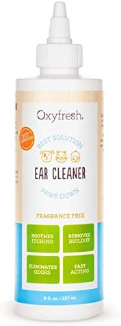 Oxyfresh Advanced Ear Cleanser for Dogs & Cats – Fast Acting Pet Ear Wash by Oxyfresh
