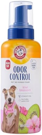 Arm & Hammer Odor Control No-Rinse Dog Foam, Kiwi Blossom, 16 Fl Oz by ArmHammer
