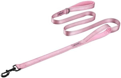 OneTigris No-Pull Dog Leash with Handle for Medium Large Dogs (Pink, 6FT) by OneTigris