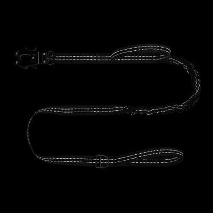 ICEFANG Tactical Dog Leash with Quick-Release Metal Clasp,Bungee-Dog Lead - Image 3