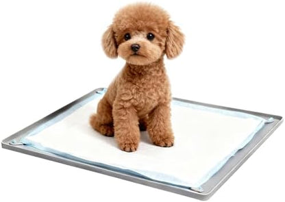 Dog Pee Pad Holder, Silicone Tray, 4-Corner Fixing, 32x21 inch by BLISSSTORM