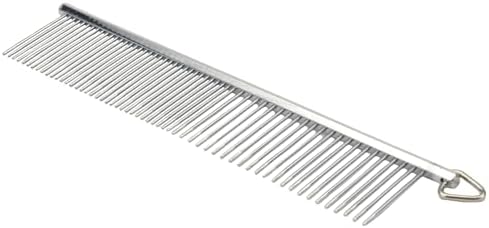 Coastal Pet Safari Dog Grooming Comb for Medium and Coarse Coats - Extra-Long Rotating Teeth - Undercoat Rake for Coarse Coats - 7 1/4" by CoastalPet