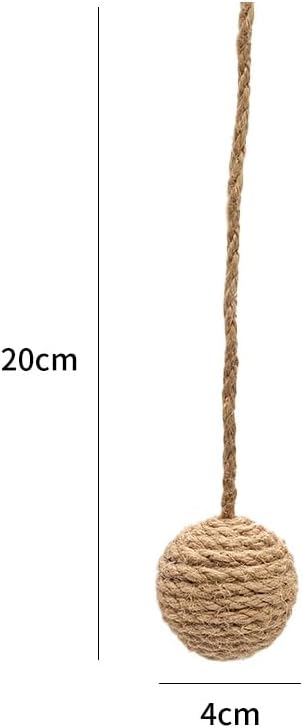 1.7in Cat Toy Ball Sisal Rope Wrapping Cat Rope Ball,2pcs
