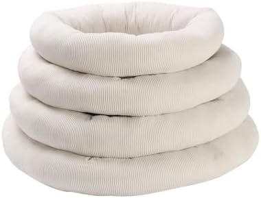 SHENGOCASE Round Cat Tree Tower Accessories Replacement Parts, Round Donut Cuddler Cat Dog Cushion Bed Add-ons for Plaform Perch Shelves (16") - Image 7