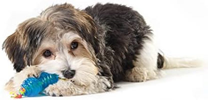 Chew Dog Toys for Teething Puppies & Small Dogs up to 15 lbs, Multi-Texture Dental Support, Bounces & Floats, Moderate Chewers, 2-Pack, 5" - Image 4