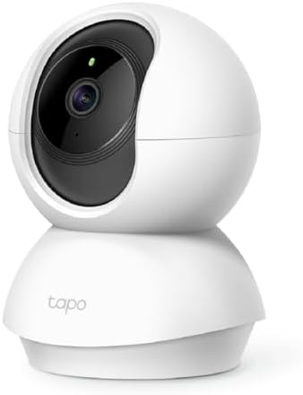 TP-Link Tapo Pan/Tilt Security Camera for Baby Monitor, Pet Camera w/Motion Detection, 1080P, 2-Way Audio, Night Vision, Cloud & SD Card Storage, Works with Alexa & Google Home (Tapo C200) by Unknown