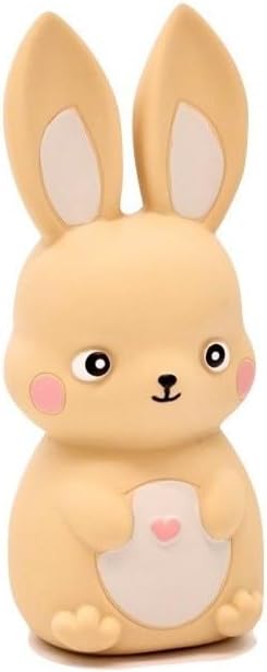 Rubber Squeaky Dog Toys, Latex Dog Squeaky Toys, Easter Bunny Dog Toy, Love Struck Bunny, Small (Beige)