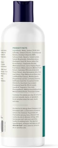 Vetnique Dermabliss Oatmeal Dog Shampoo for Itchy Skin & Allergy Relief - Image 3
