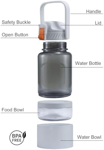 Cibaabo 53oz Large Dog Water Bottle for All Day Travel Feeding & Hydration - Image 5