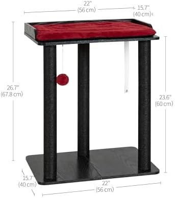 FourFurPets Modern Cat Tree for Large Cats, Full Sisal Cat Scratching Post - Image 5