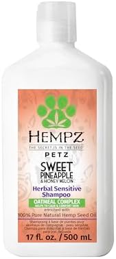 Hempz Petz, Dog Shampoo, Sweet Pineapple & Honey Melon, 17 oz. by Hempz